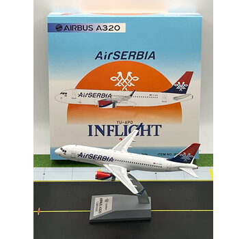 InFlight A320S Air Serbia YU-APO 1:200 sharklets +new Arrival+