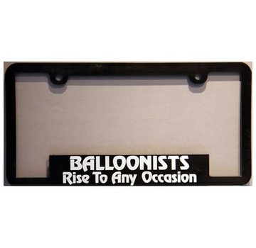 avworld.ca Licence Plate Frame Ballonists Rise to Any Occasion