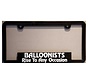 Licence Plate Frame Ballonists Rise to Any Occasion