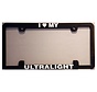 Licence Plate Frame I Love My Ultralight