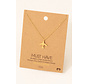Airplane Pendant Necklace 18k Gold Dipped