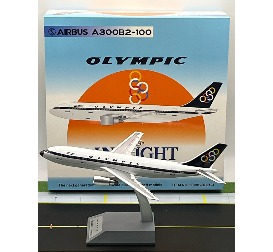 A300B2-1C Olympic Airbus F-BUAP 1:200 with stand +new arrival+