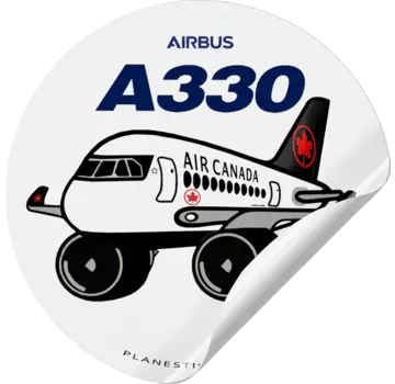 Plane Sticker Sticker Air Canada A330 Round