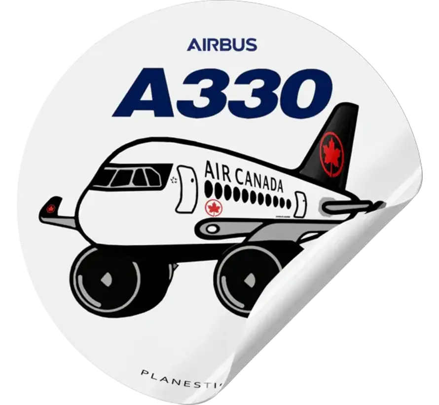Sticker Air Canada A330 Round