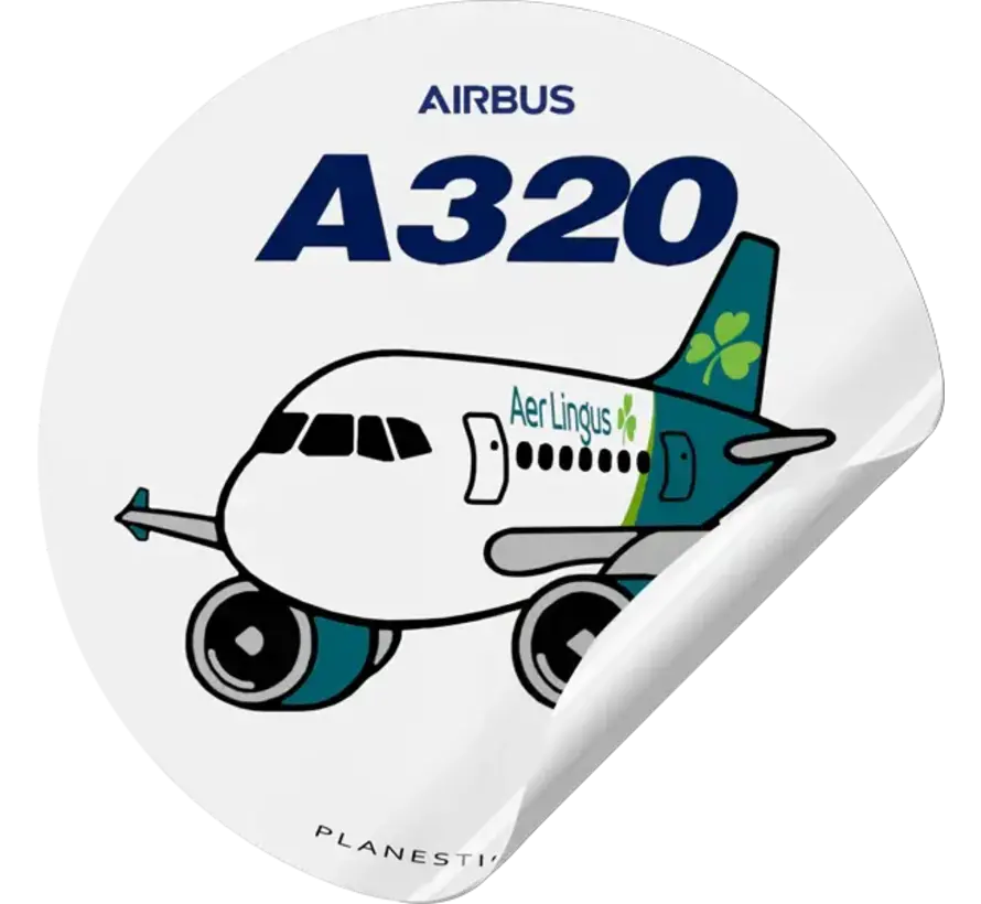 Sticker Aer Lingus A320 Round