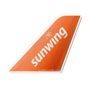 Plane Sticker Sticker Sunwing Tail