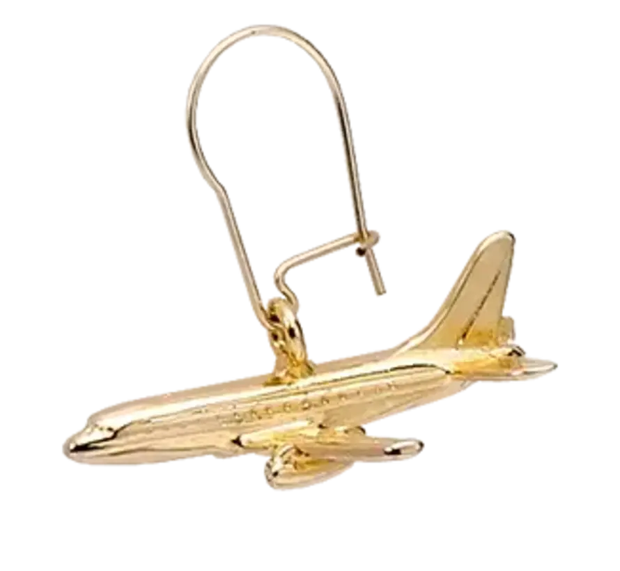Earrings B737 Gold