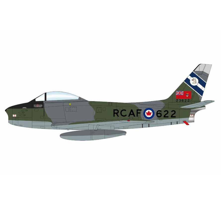 Sabre Mk.6 430 Squadron RCAF Royal Canadian Air Force camouflage 23622 1950s 1:72 +pre-order+