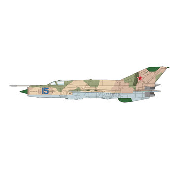 Hobby Master MIG21MT BLUE15 Dolgoye Ledovo Russia 1970 1:72 **Discontinued**
