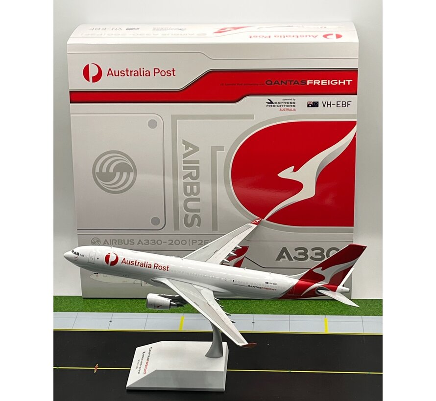 A330-200P2F QANTAS Freight Australia Post VH-EBF 1:200 with stand *NEW ARRIVAL*
