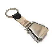 Key Chain Seat belt Silver