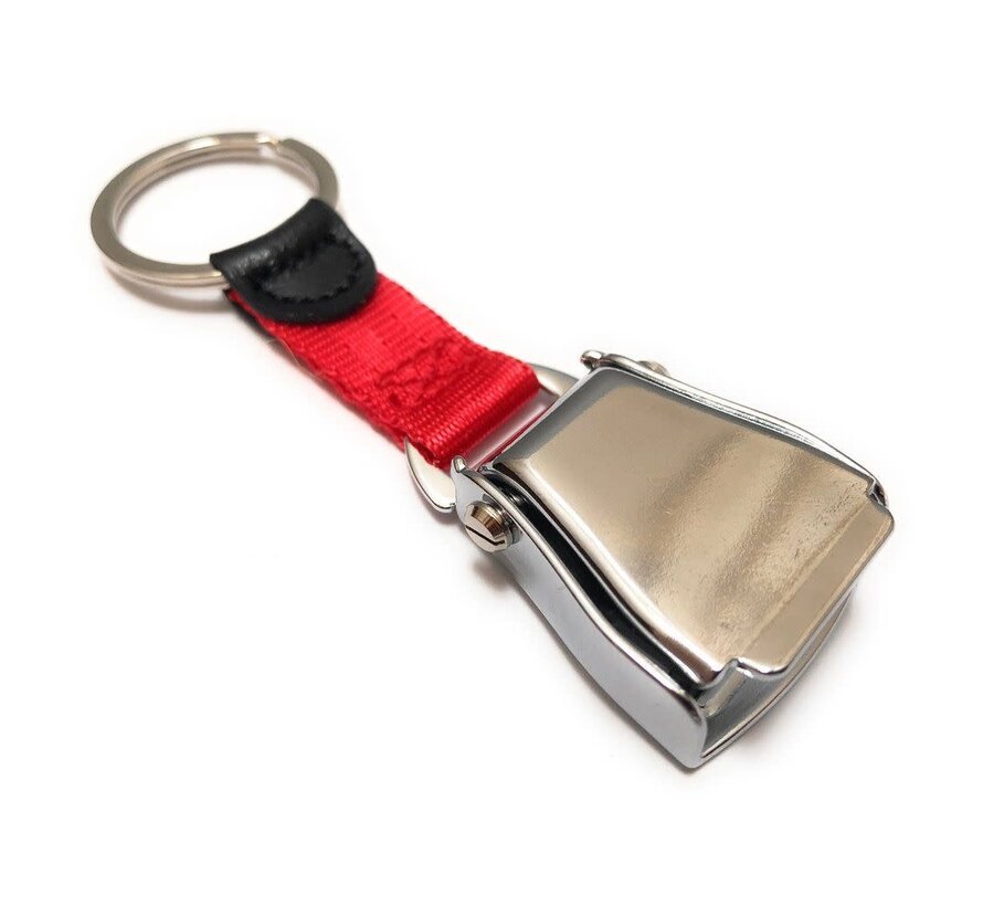 Key Chain Seat belt Red