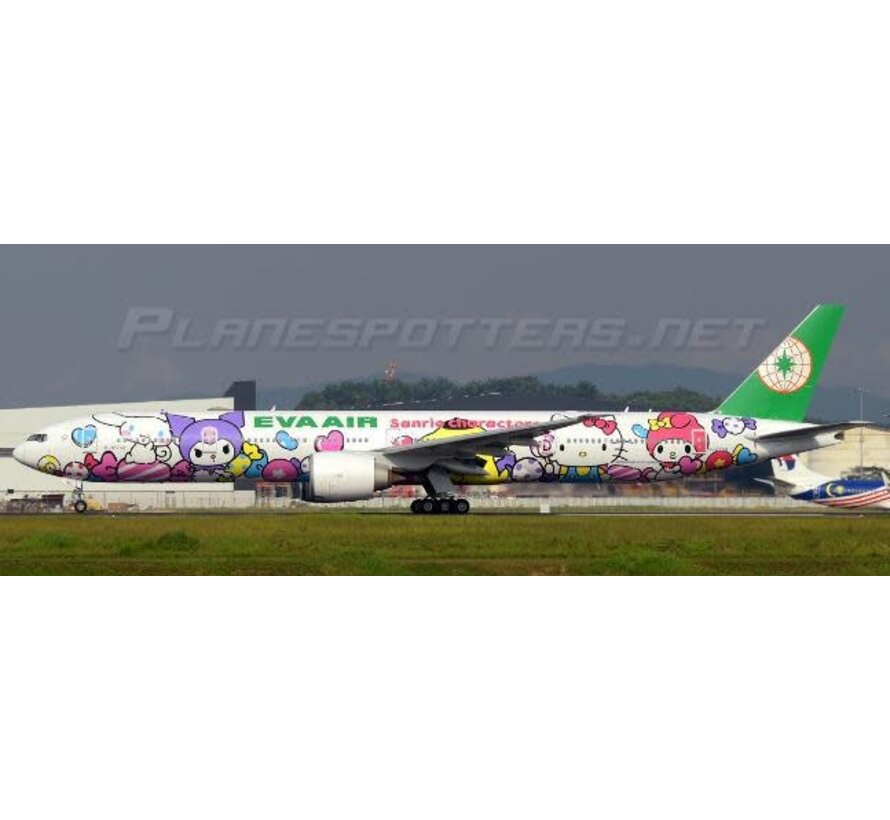 B777-300ER Eva Air Sanrio Lolly Jet B-16740 1:200 with stand +Pre-order+