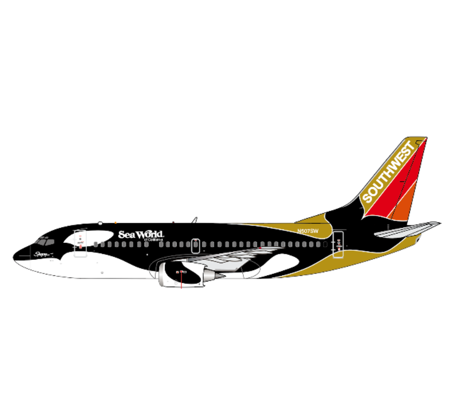 B737-500 Southwest Airlines Shamu Seaworld of California N507SW 1:400 +pre-order+
