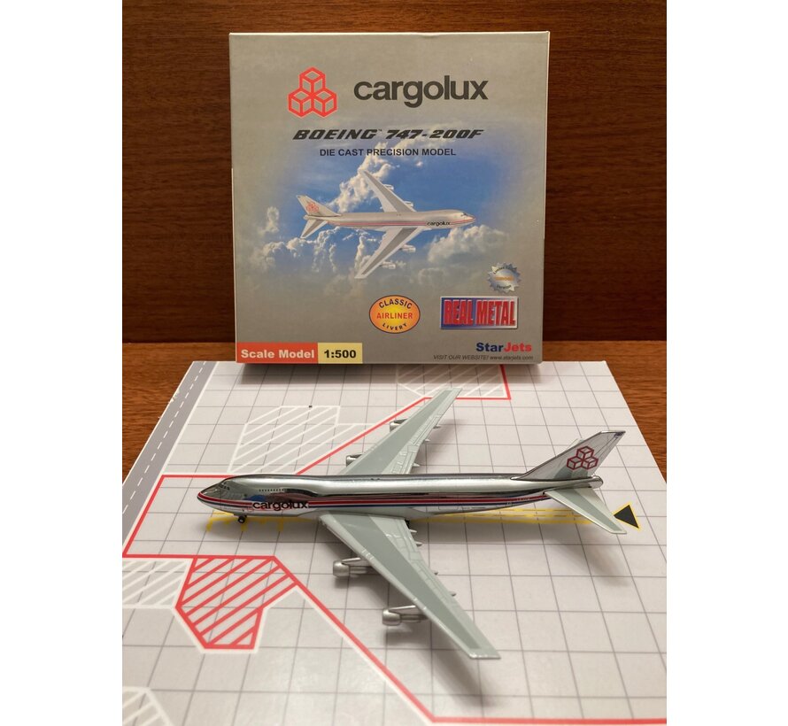 Starjets B747-200F Cargolux LX-ECV 'City of Esch/Alzette' [chrome] 1:500 *Collection Sale