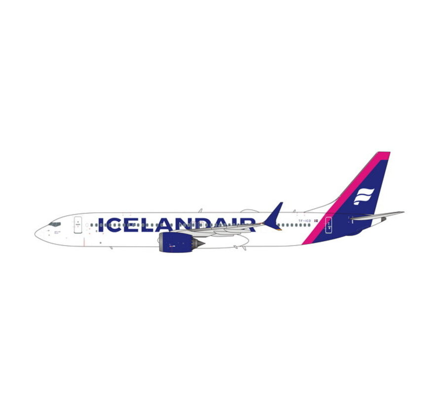 B737-9 Max Icelandair pink tail TF-ICD 1:400 +Restock+