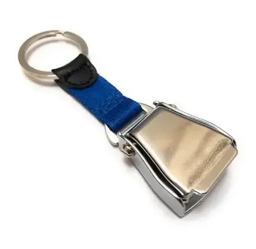 Key Chain Seat belt Blue