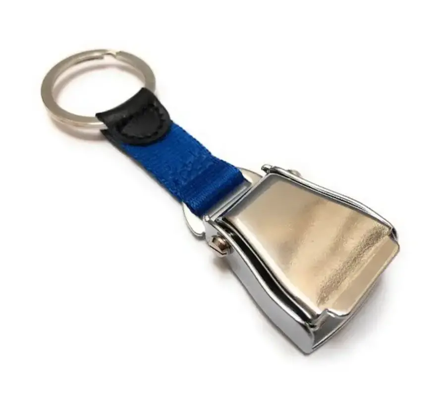 Key Chain Seat belt Blue