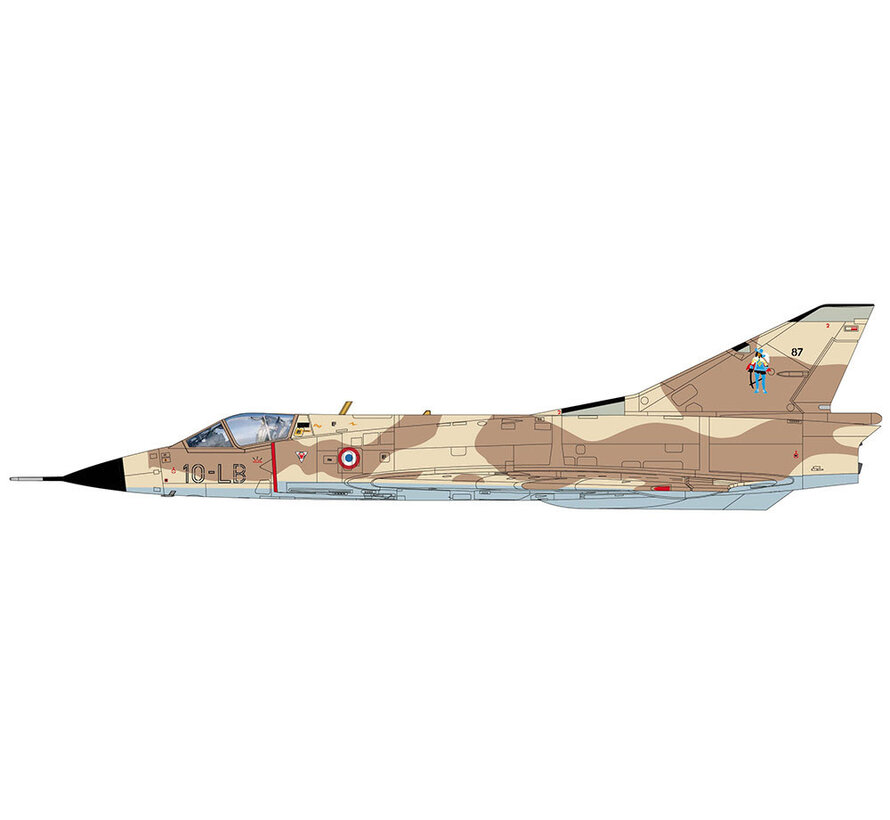 Mirage IIIC 87/10-LB EC 03/010 Vexin French Armée de ľ Air Djibouti October 1984 1:72 *New arrival+