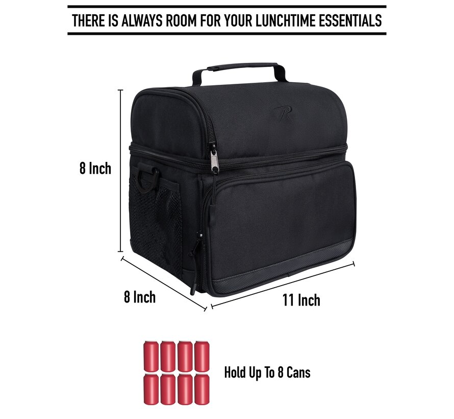 Insulated Lunch Cooler Black