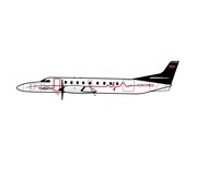 3D Design Deck Metroliner Perimeter AeroMed C-FJNW 1:200 (3d printed resin) +New Arrival+