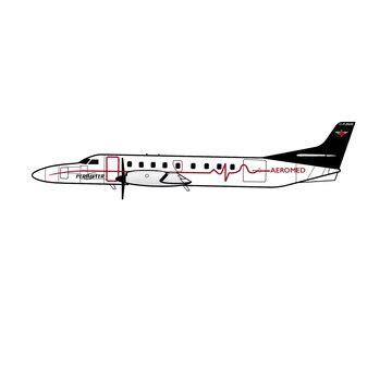3D Design Deck Metroliner Perimeter AeroMed C-FJNW 1:200 (3d printed resin) +New Arrival+