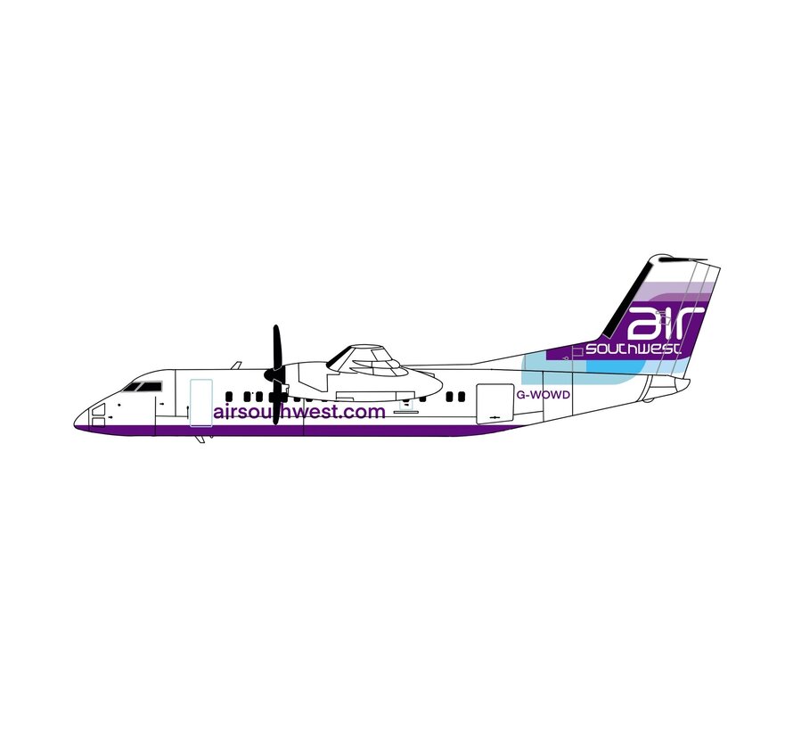 dash-8-300 Air Southwest (UK) G-WOWD 1:400 (3d printed resin) +New Arrival+