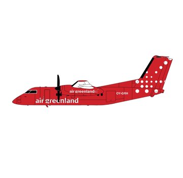 3D Design Deck dash-8-200 Q200 Air Greenland OY-GRH 1:200 (3d printed resin) +New Arrival+