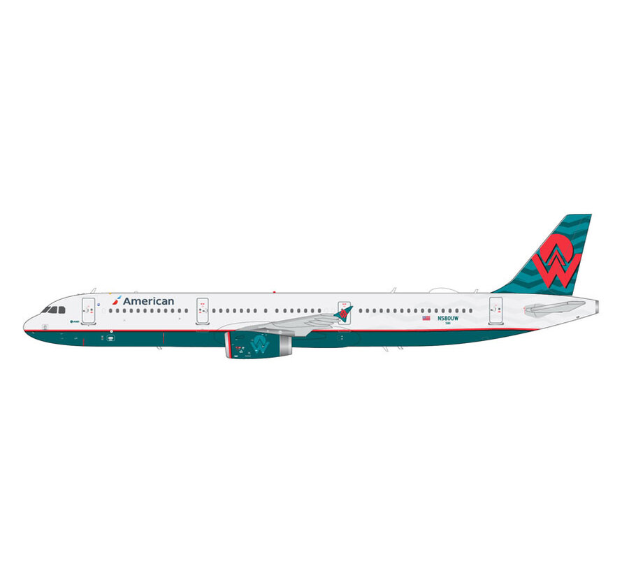 A321 American Airlines America West Heritage Retro Livery  N580UW 1:200