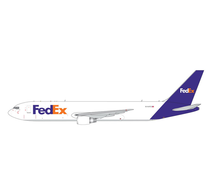 B767-300ERF FedEx  Express revised livery N144FE 1:400