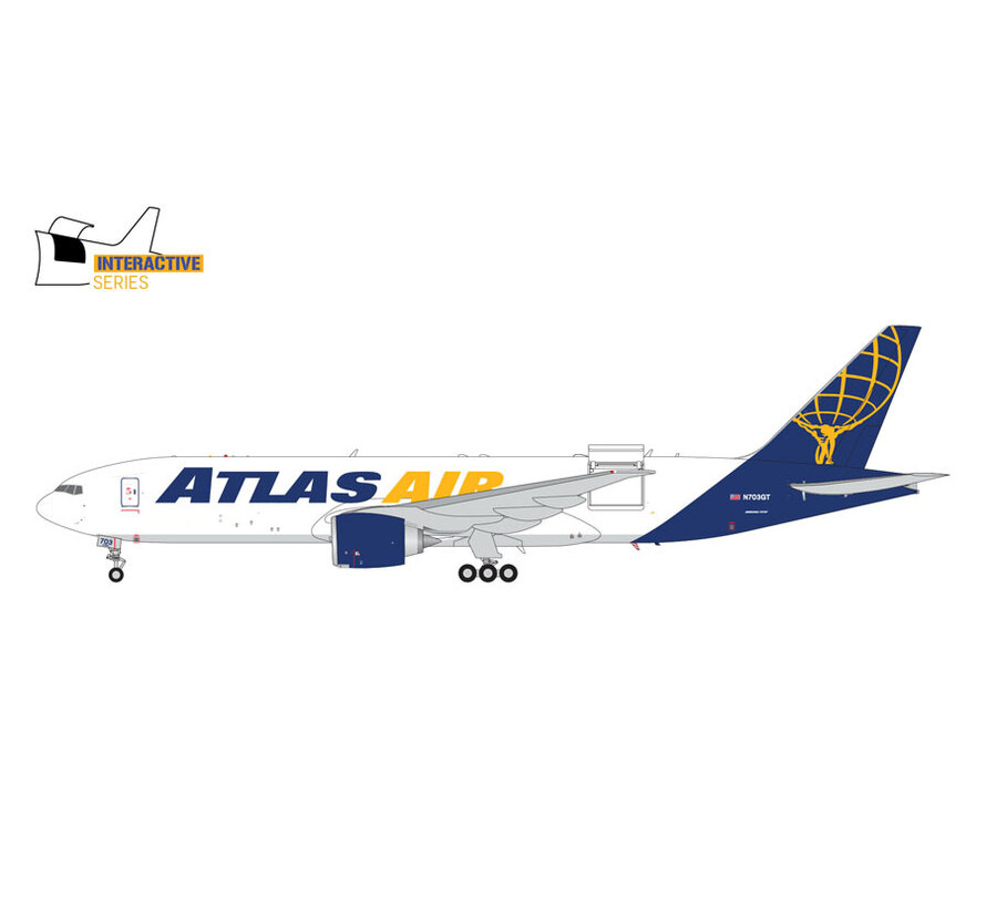 B777-200LRF Atlas Air N703GT 1:400 Interactive Series