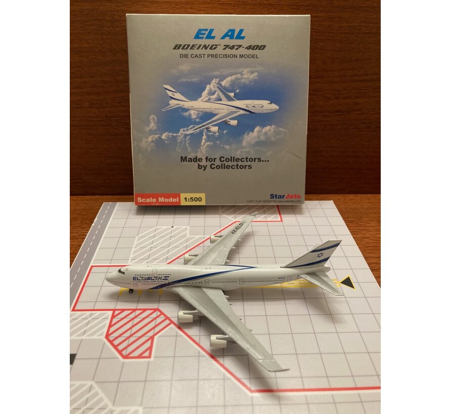 Starjets B747-400 El Al 4X-ELD 'Jerusalem' 1:500 *Collection Sale