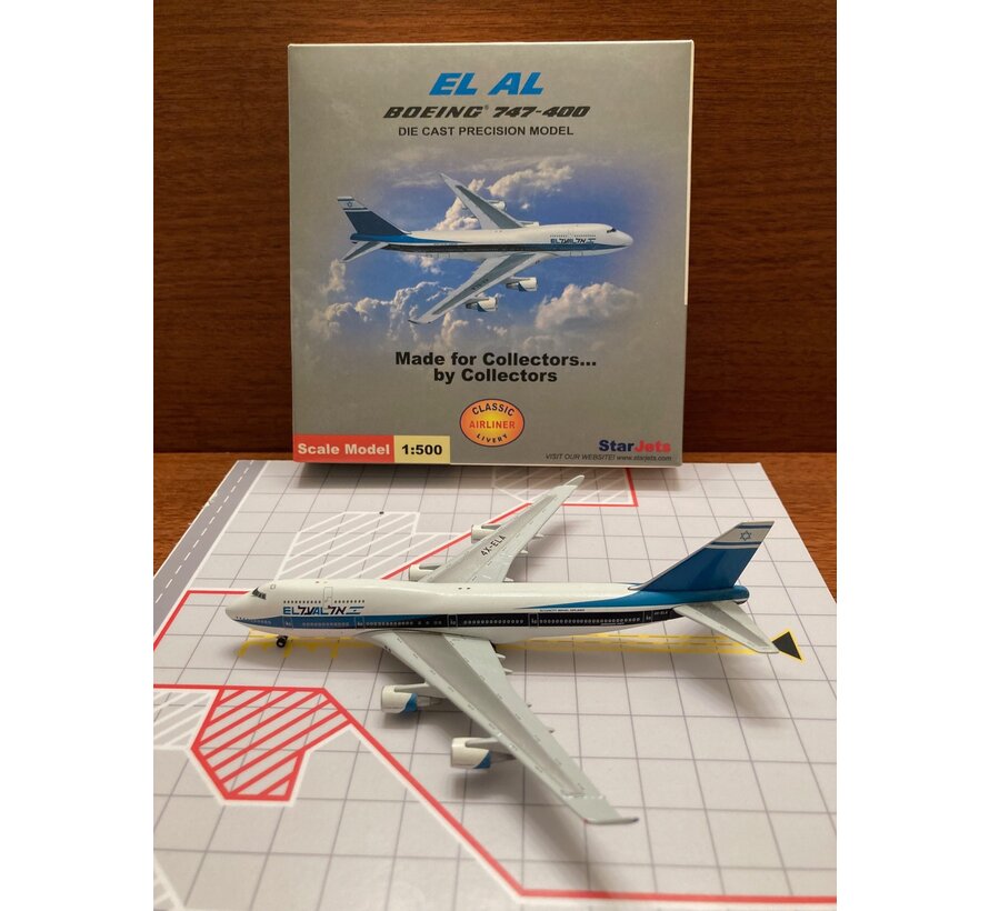 Starjets B747-400 El Al 4X-ELA old colours 1:500 *Collection Sale
