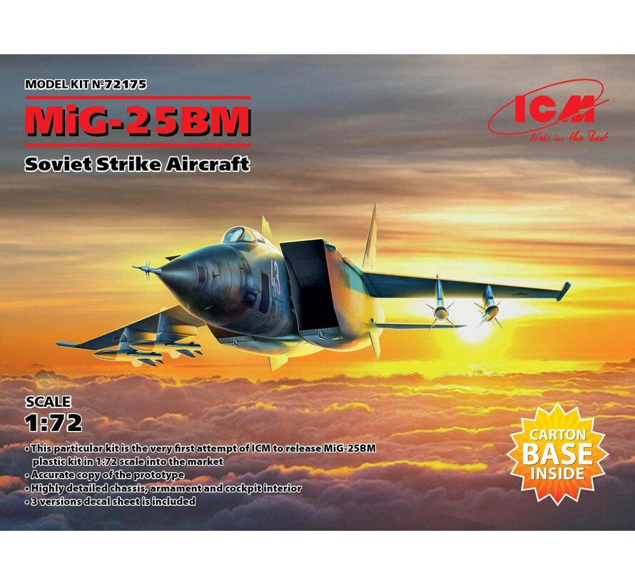 MiG-25BM Soviet Strike Aircraft 1:72