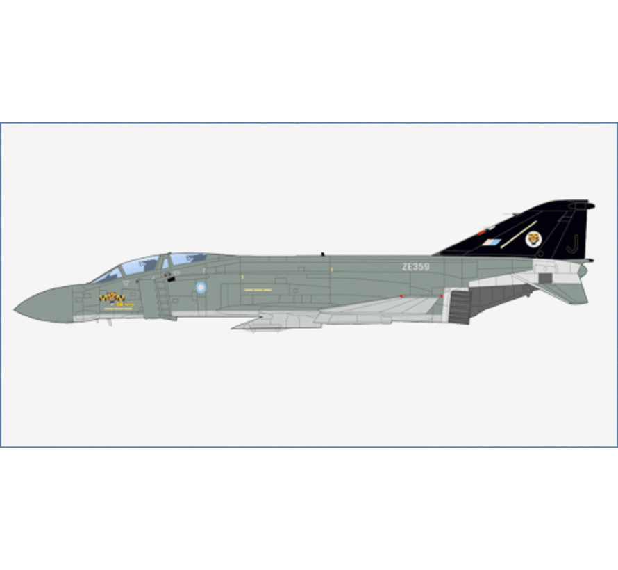 F-4J Phantom II (UK) 74 Squadron Royal Air Force ZE359 RAF Wattishham 1:72 +New Arrival+