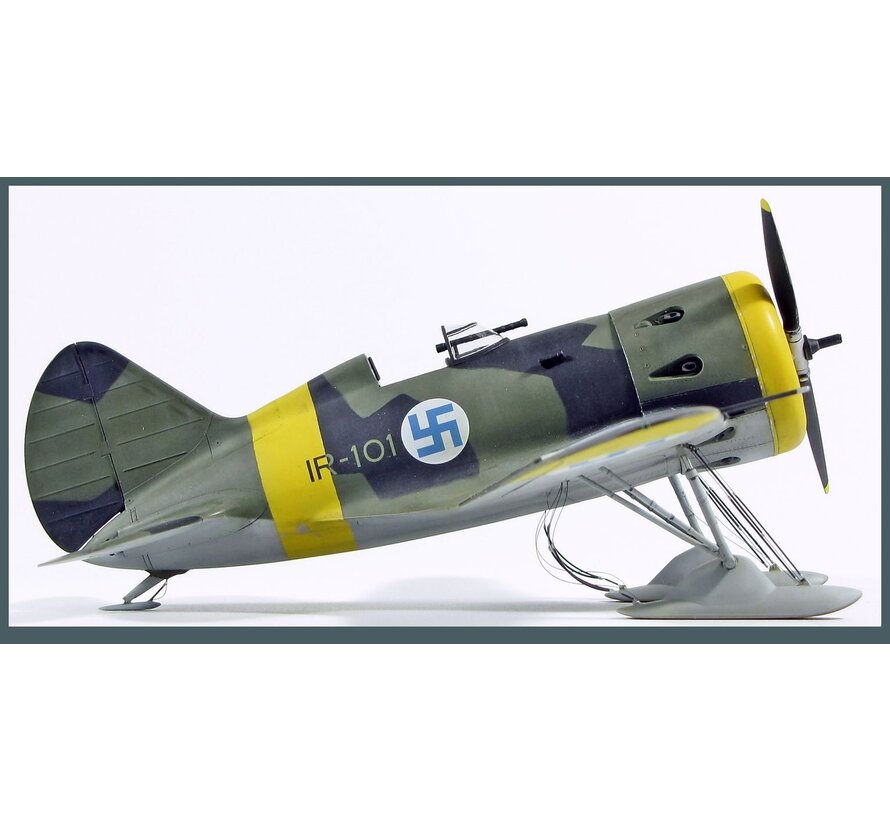 Clear Prop Polikarpov I-16 type 5 In Finnish Service 1:48 [Starter kit]