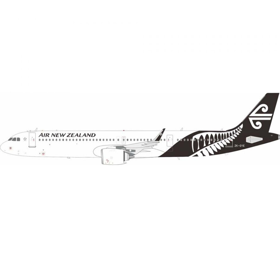 A321neo Air New Zealand black / white livery ZK-OYE 1:200 +new Arrival+
