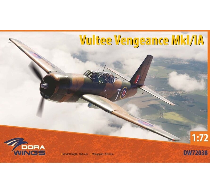 Vultee Vengeance Mk.I/Mk.Ia 1:72 New tool 2024