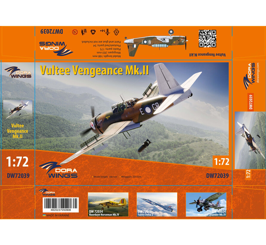 Vultee Vengeance Mk.II RAAF 1:72 New tool 2024