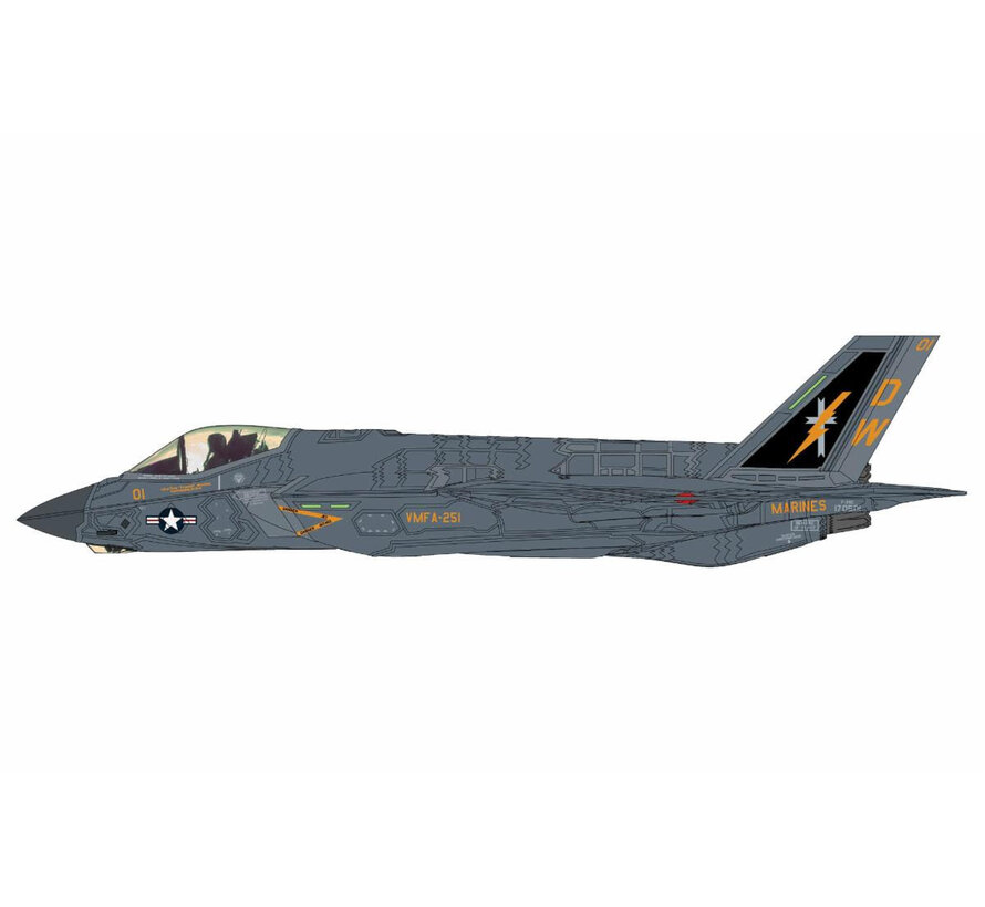 F-35C Lightning II VMFA-251 DW-01 USMC 170501 2024 1:72 +pre-order+