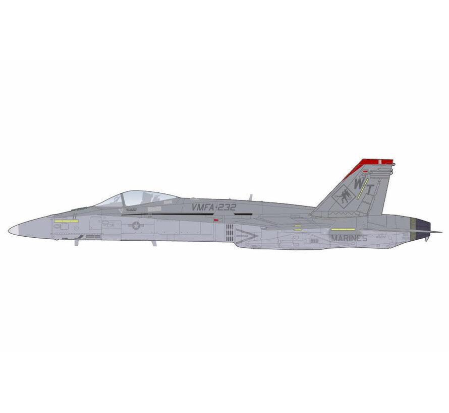 FA18C Hornet VMFA-232 Red Devils WT-11 165222 USMC Nov 2014 1:72 +New Arrival+
