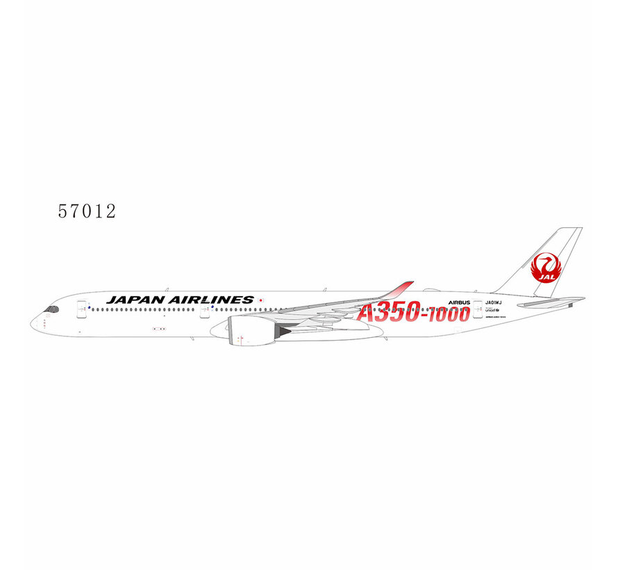 A350-1000 JAL Japan Airlines (red A350-1000 titles) JA01WJ 1:400 +pre-order+