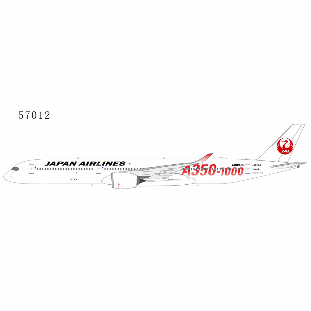 NG Model JAL A350-1000 JA01WJ 日本航空 1:400 NG Models 1:400 JAL Japan Airlines JA01WJ Airbus A350-1000