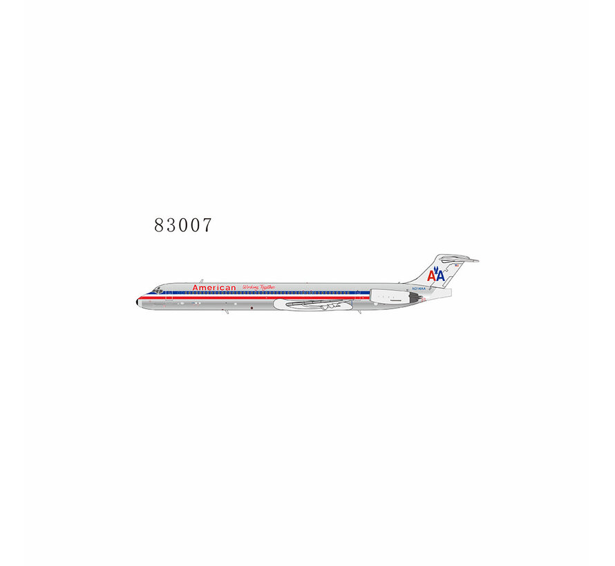 MD-82 American Airlines AA Working Together N214AA 1:400 +pre-order+