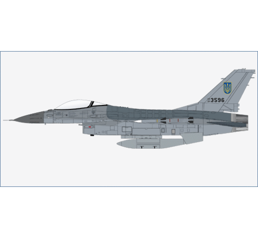 F16AM Fighting Falcon Ukrainian Air Force UA24-3596 1:72 (with PIDS+ systems) +New Arrival+