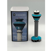3D Design Deck Toronto CYYZ YYZ ATC Control Tower 1:400 (3D printed  resin plastic)