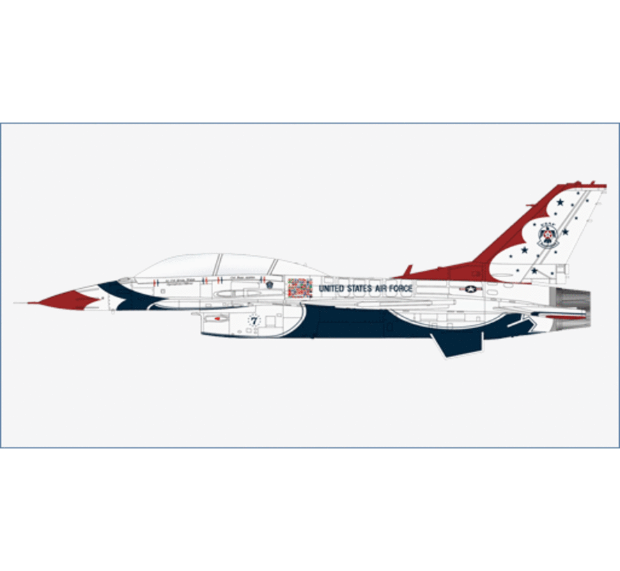 F16D Thunderbirds No.7 USAF Nellis AFB 2017 1:72 +New Arrival+