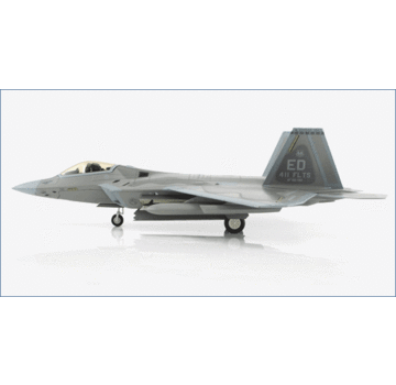 Hobby Master F22 Raptor 411 FLTS USAF AF06-132 ED Edwards AFB, 2022 1:72 (with steathy pods)  +New Arrival+
