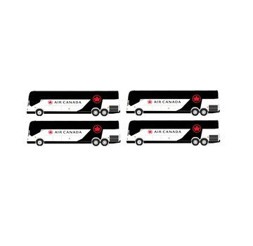 3D Design Deck Airport Bus set Air Canada Prevost Bus 4-Pack 1:400  +New Arrival+