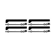 3D Design Deck Airport Bus Set Generic White Prevost Bus 4-Pack 1:400  +pre-order+